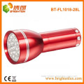 Factory Supply Good quality Cheap Price 28 led Aluminum Small Torch Light with 3AAA Battery